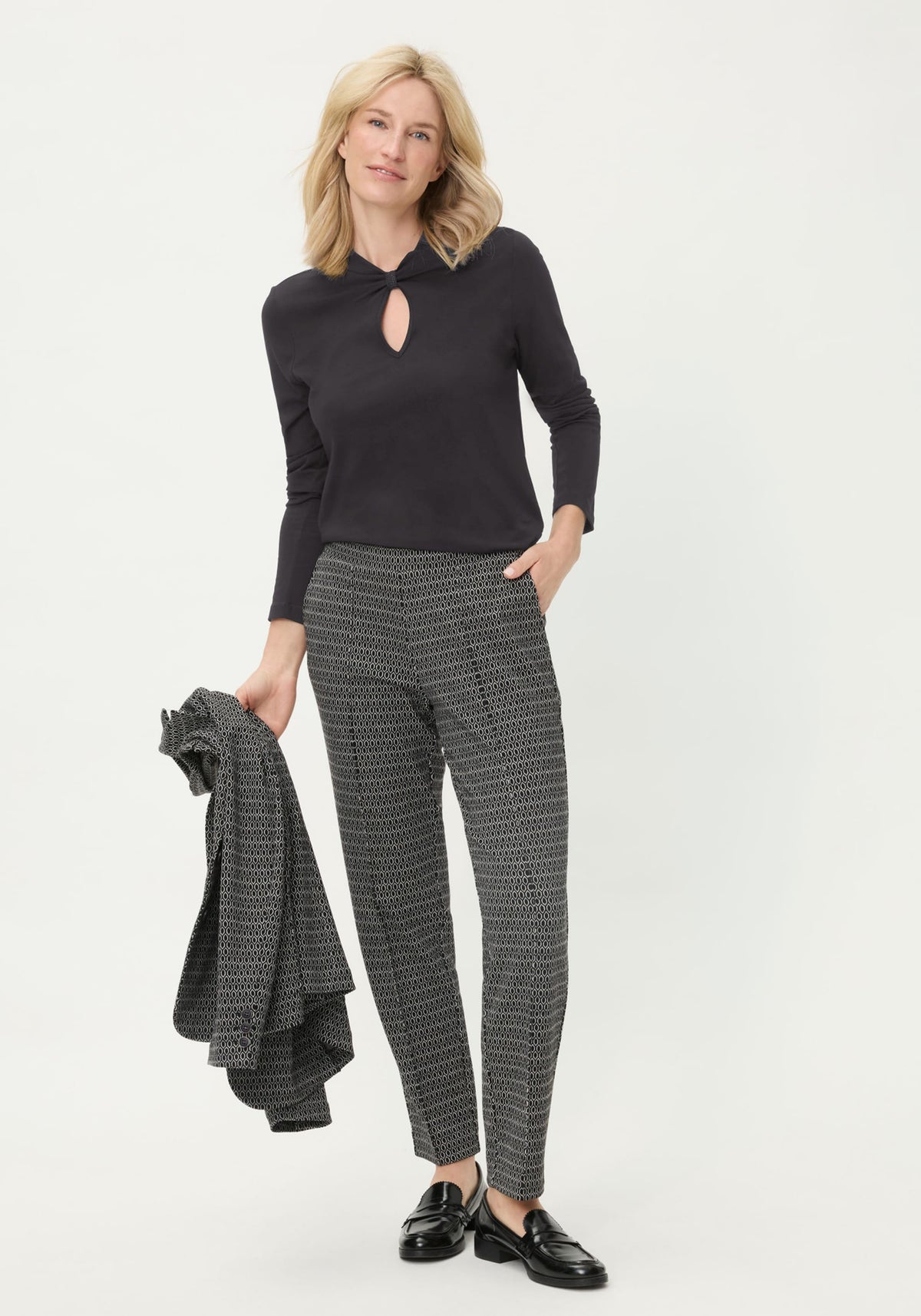 Peekaboo Neck T-Shirt