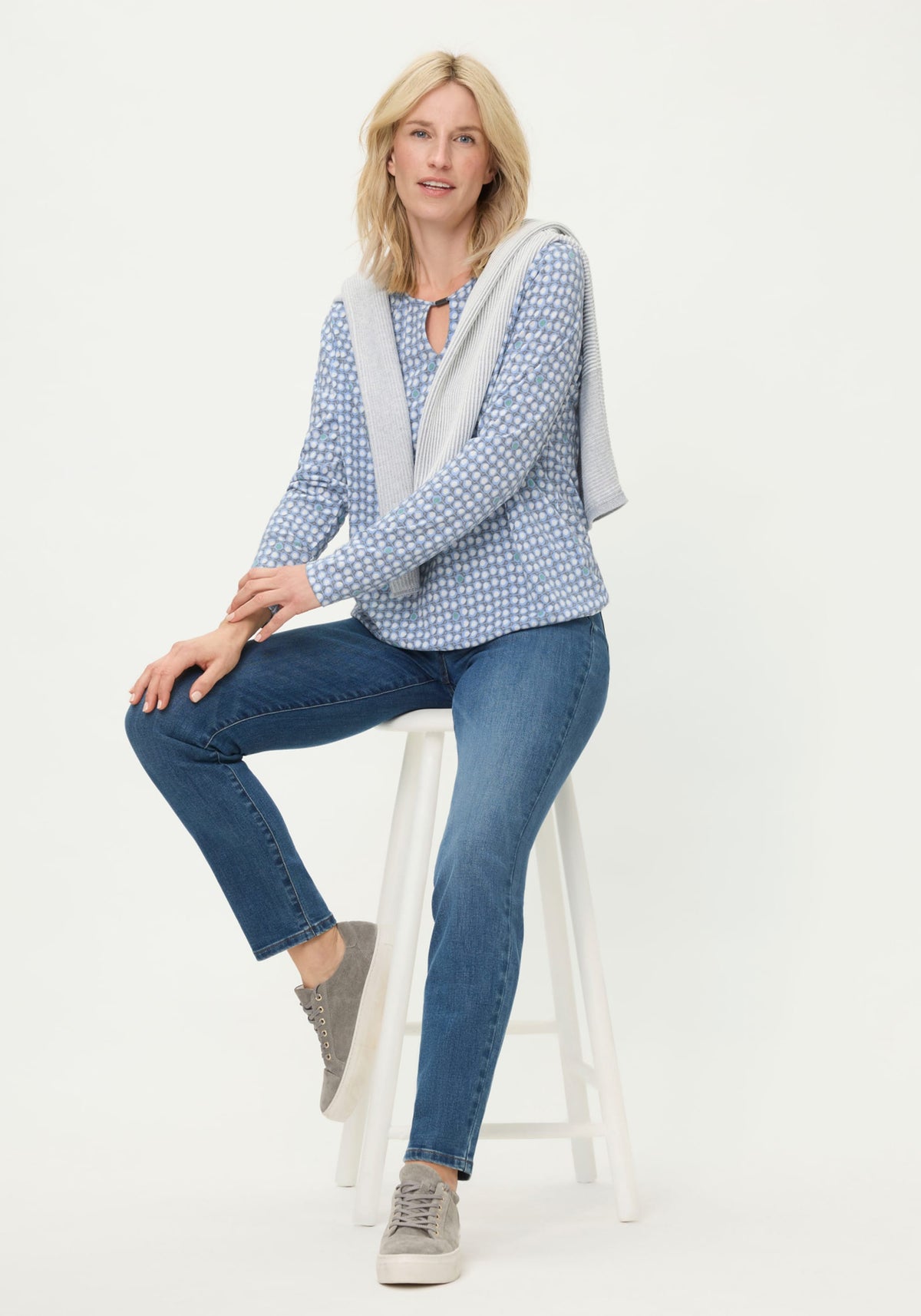 T-Shirt imprimé à pois