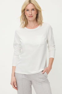 Chemise tunique à pois