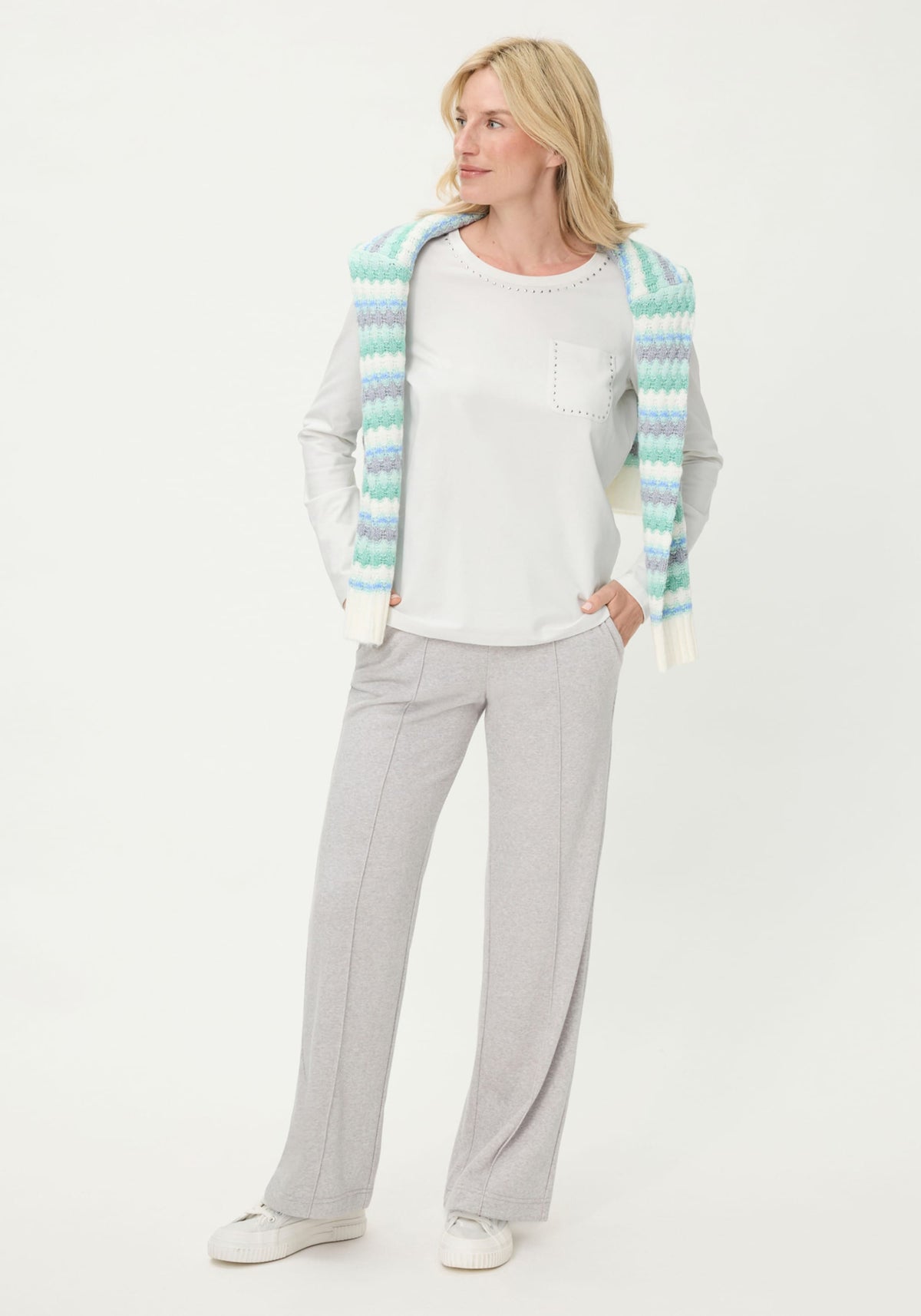 Studded Trim T-Shirt