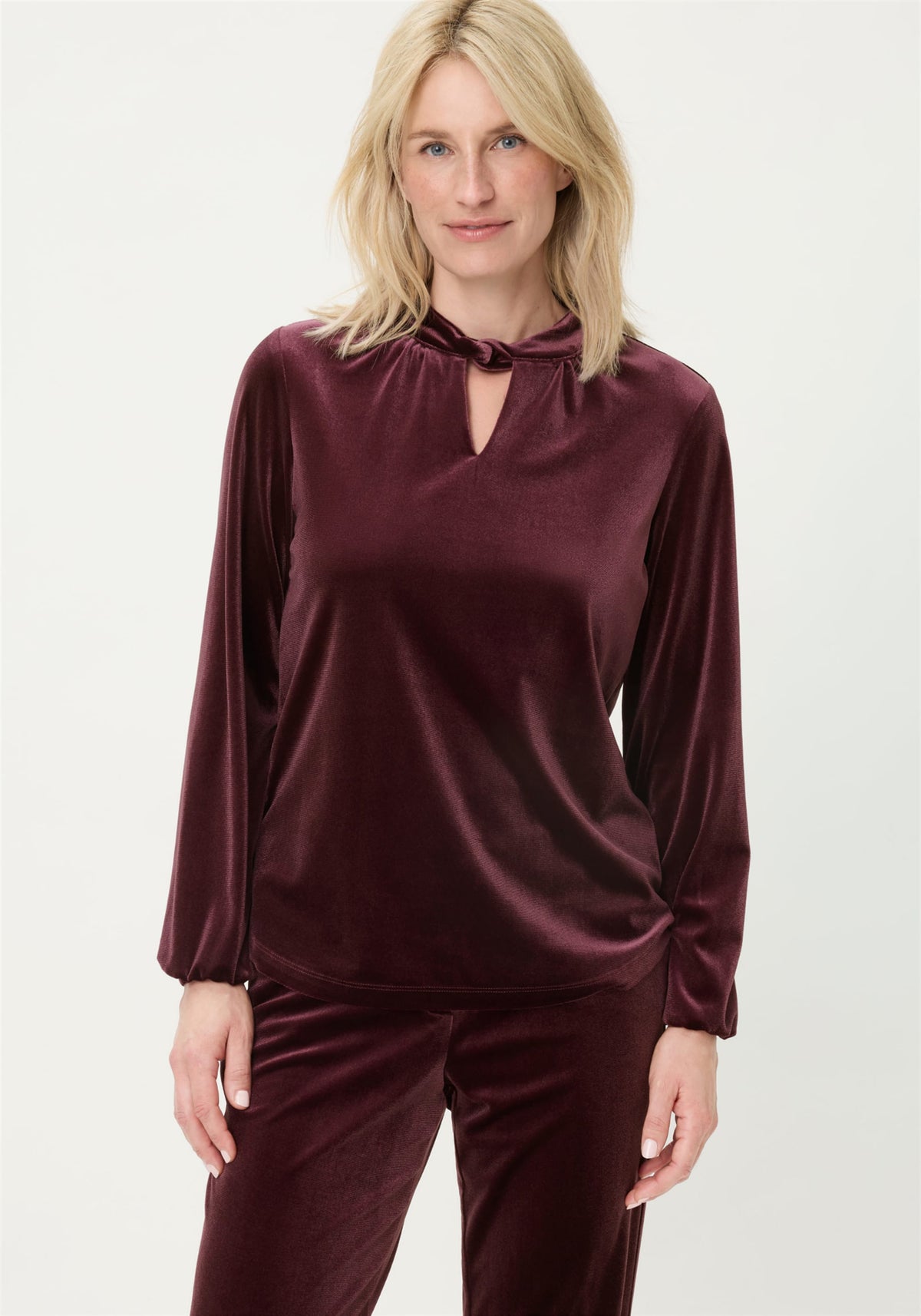 Velvet Peekaboo Top