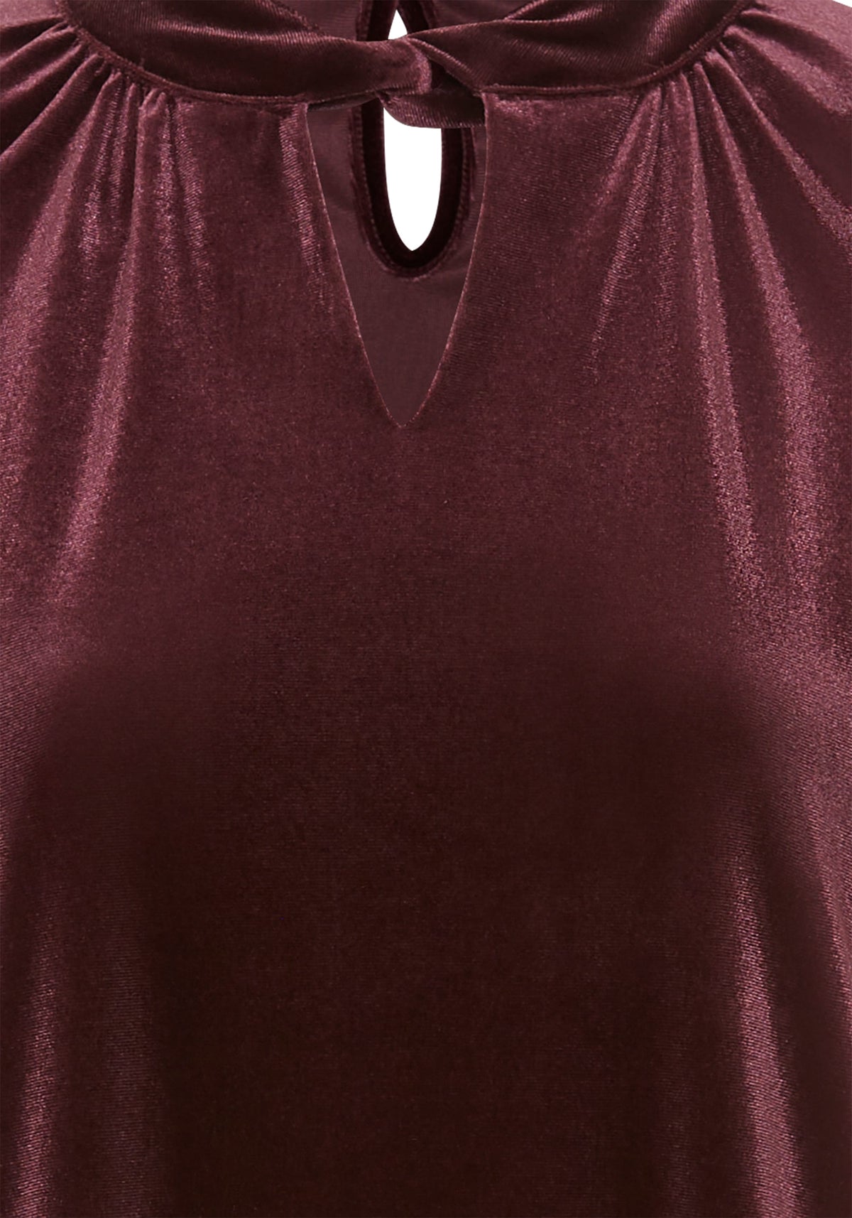 Velvet Peekaboo Top