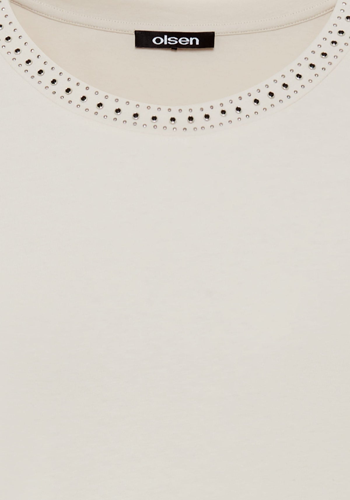 Rhinestone Trim T-Shirt