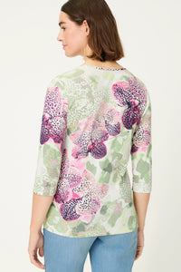 Bouquet Print T-Shirt