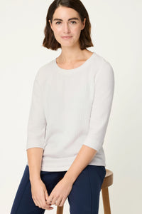 T-shirt en maille gaufrée