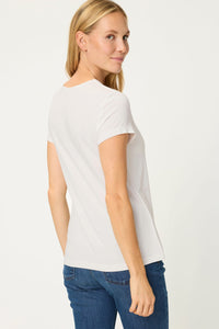 T-shirt en maille gaufrée