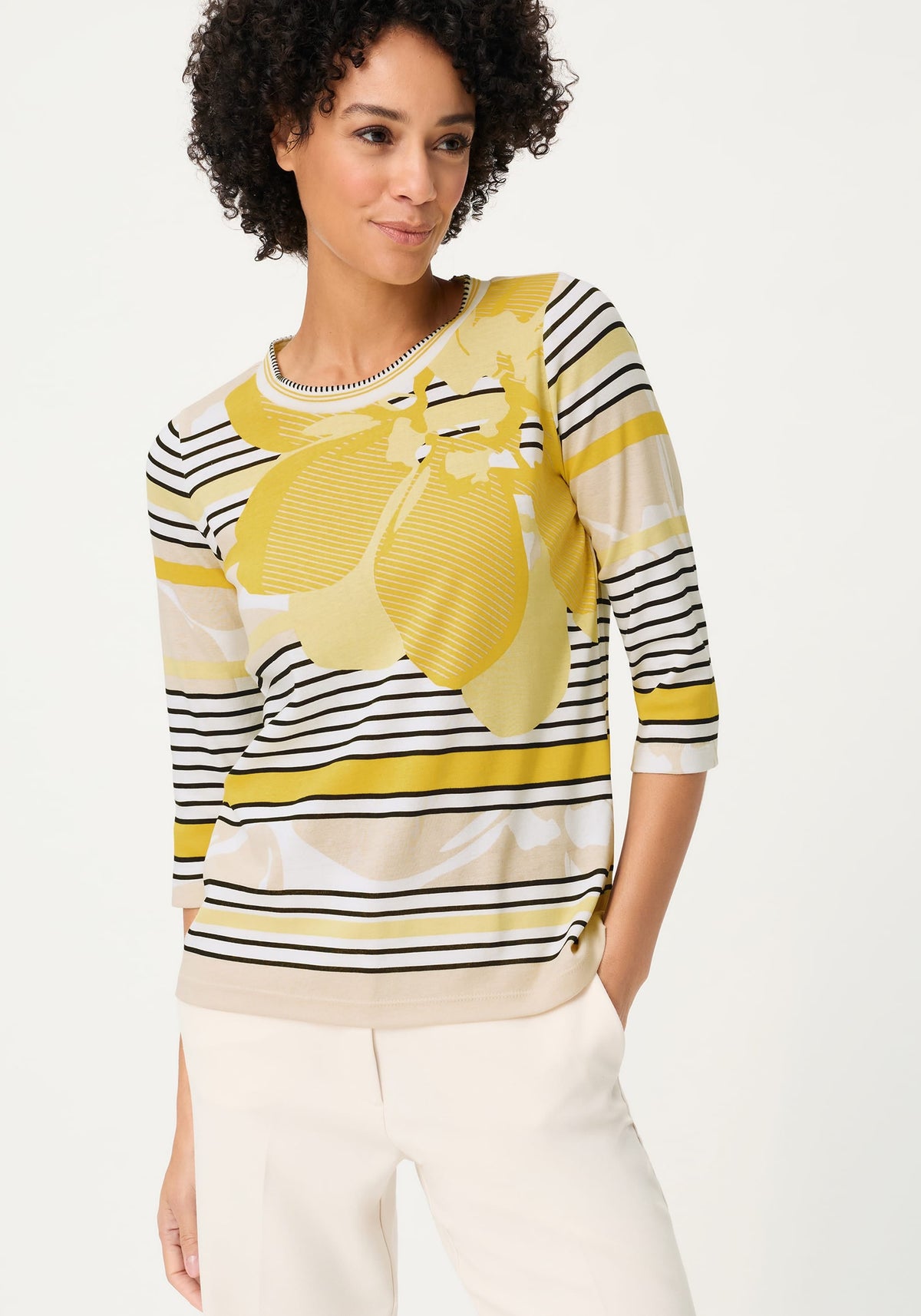 T-shirt imprimé Panneaux