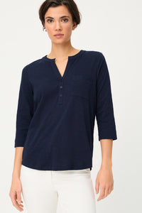 Solid Henley T-Shirt