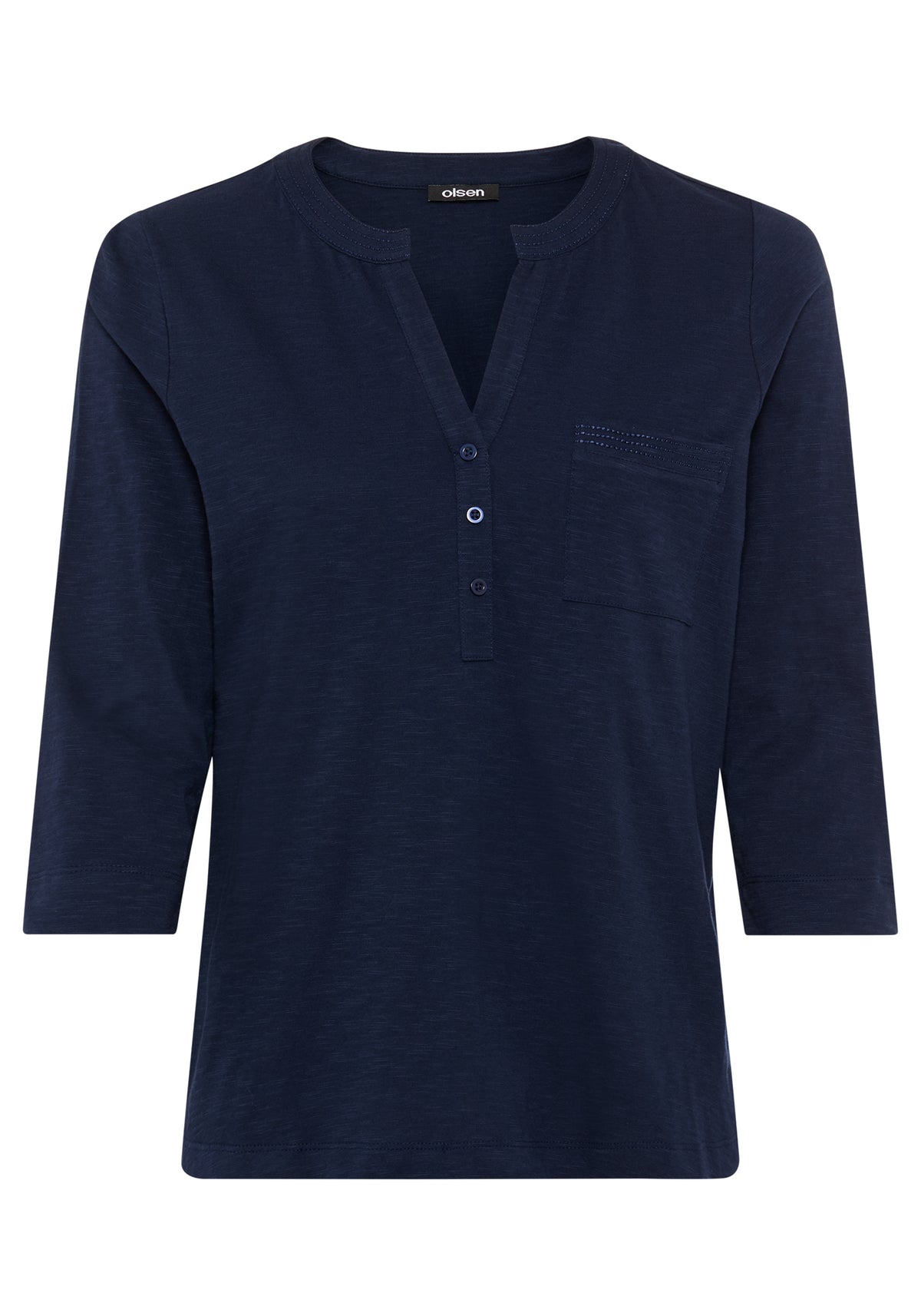 Solid Henley T-Shirt