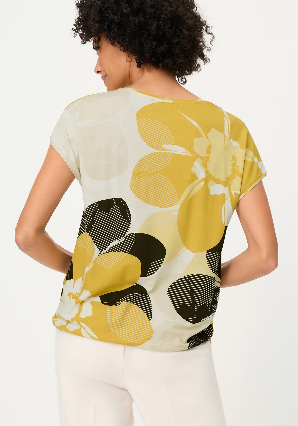 T-shirt imprimé Panneaux