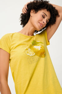 Placement Print T-Shirt