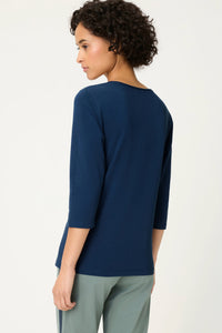 Solid 3/4 Sleeve T-Shirt