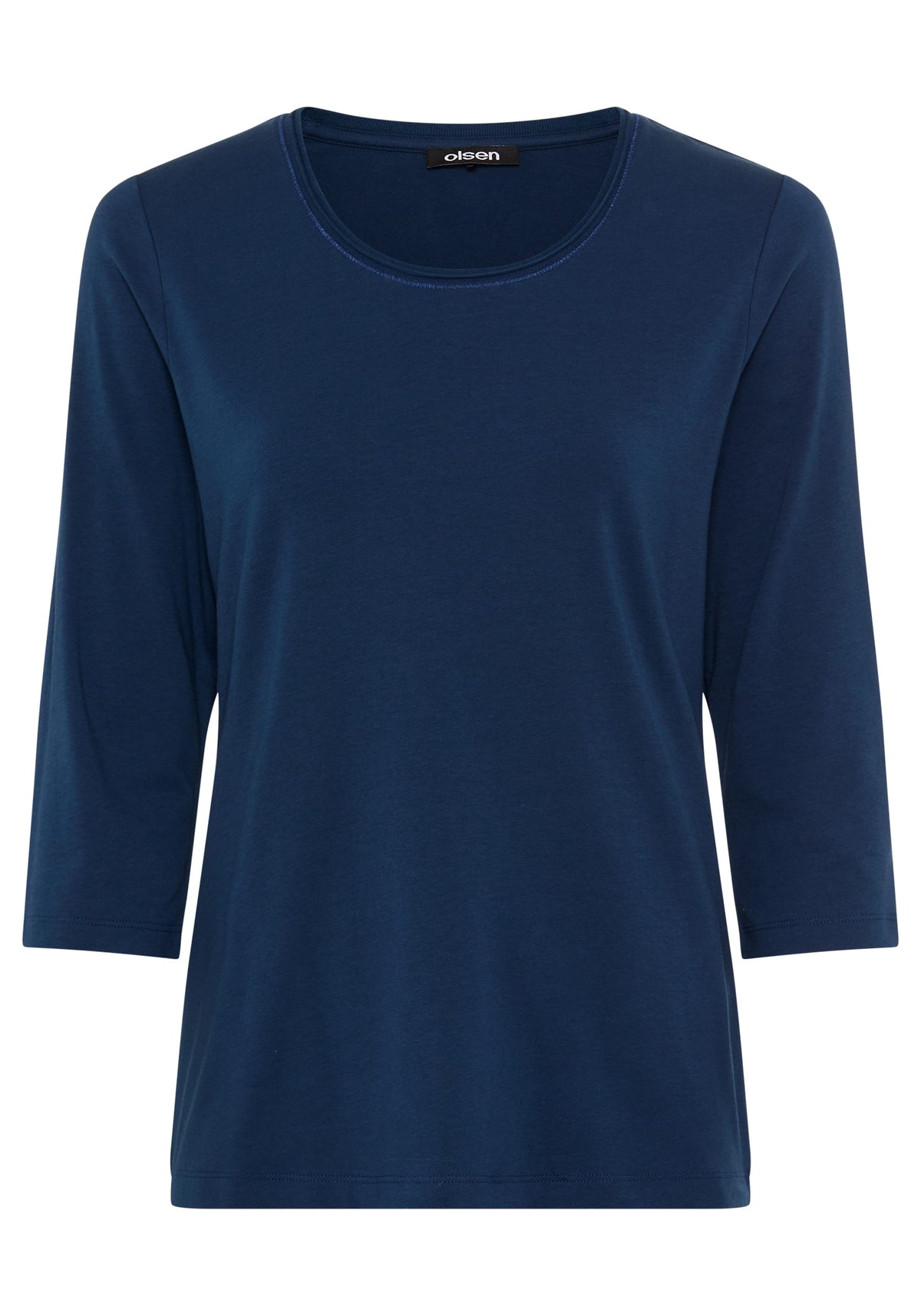 T-shirt à manches 3/4 unies