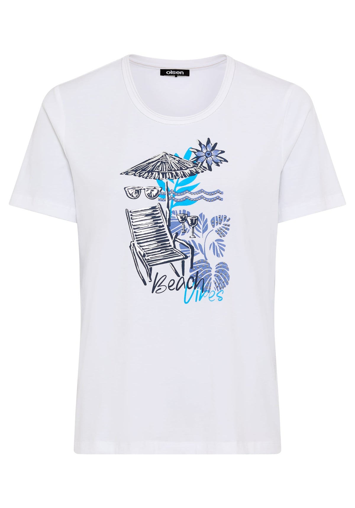 Placement Print T-Shirt