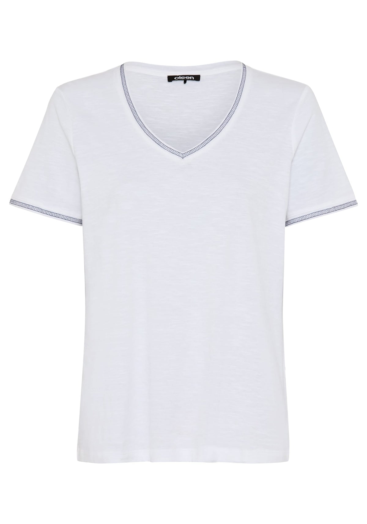 Embroidered Trim T-Shirt