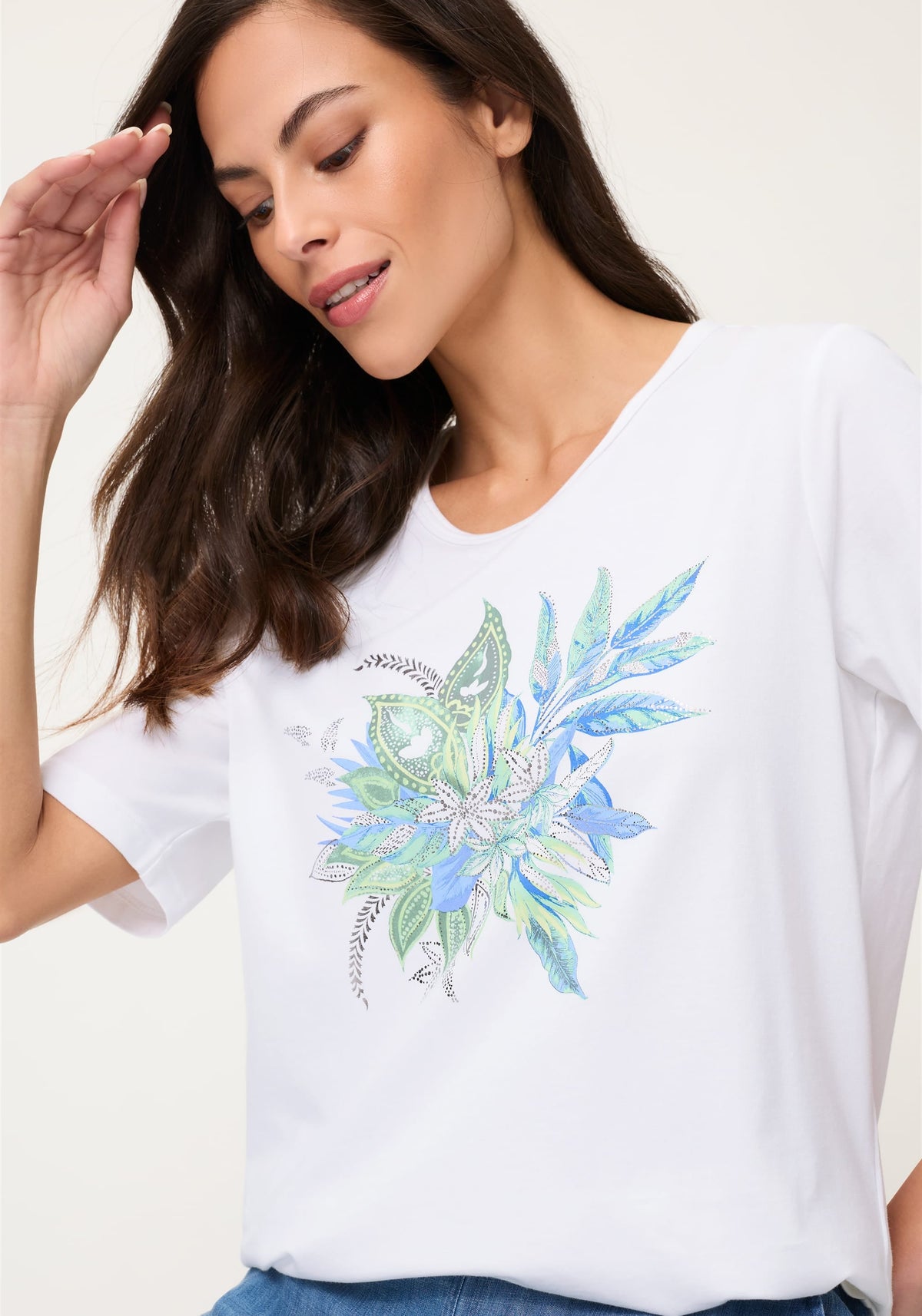 Placement Print T-Shirt