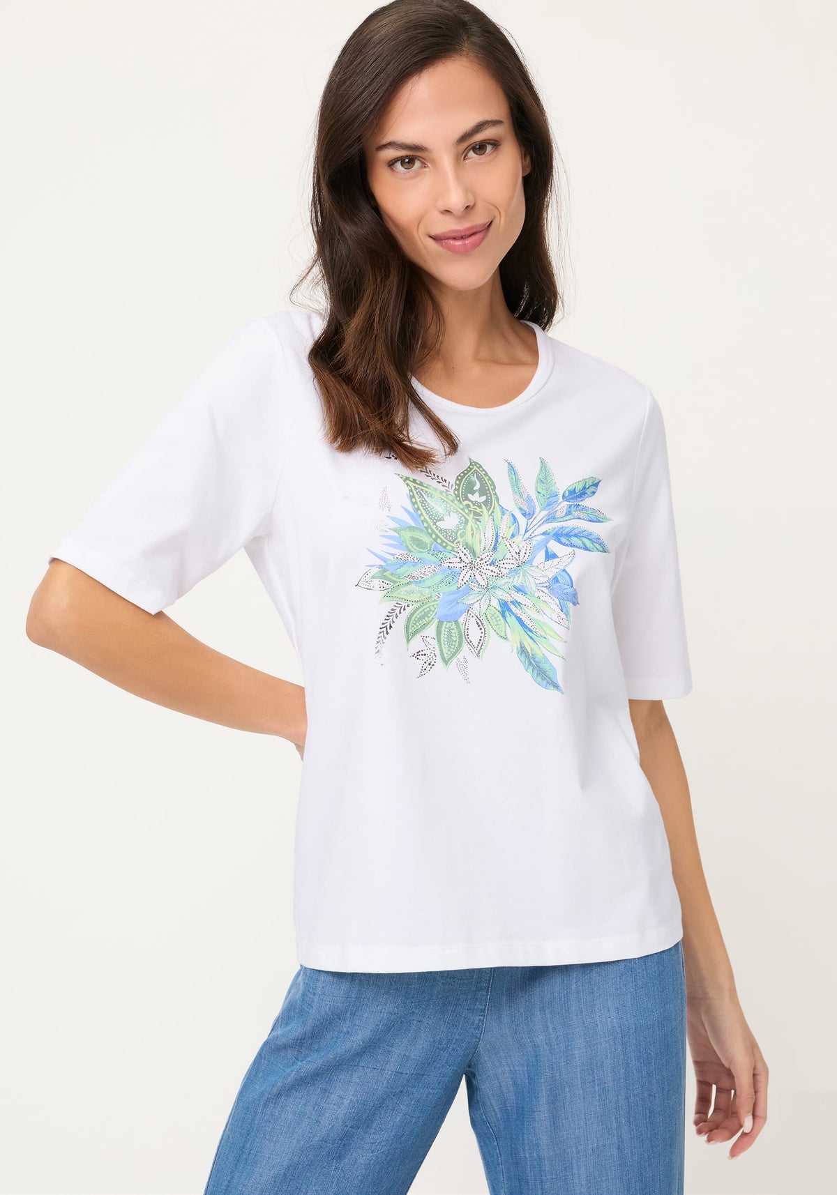 Placement Print T-Shirt