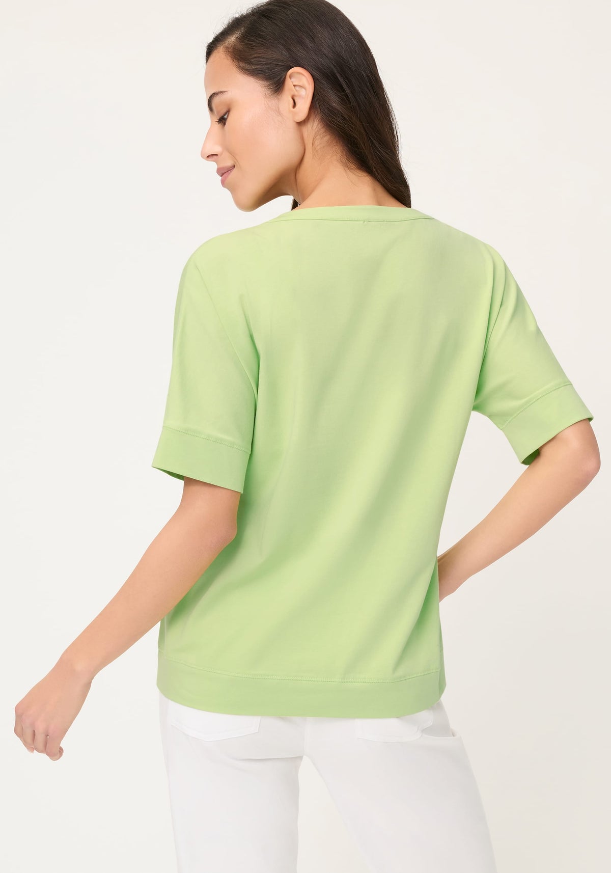 Split Neck T-Shirt