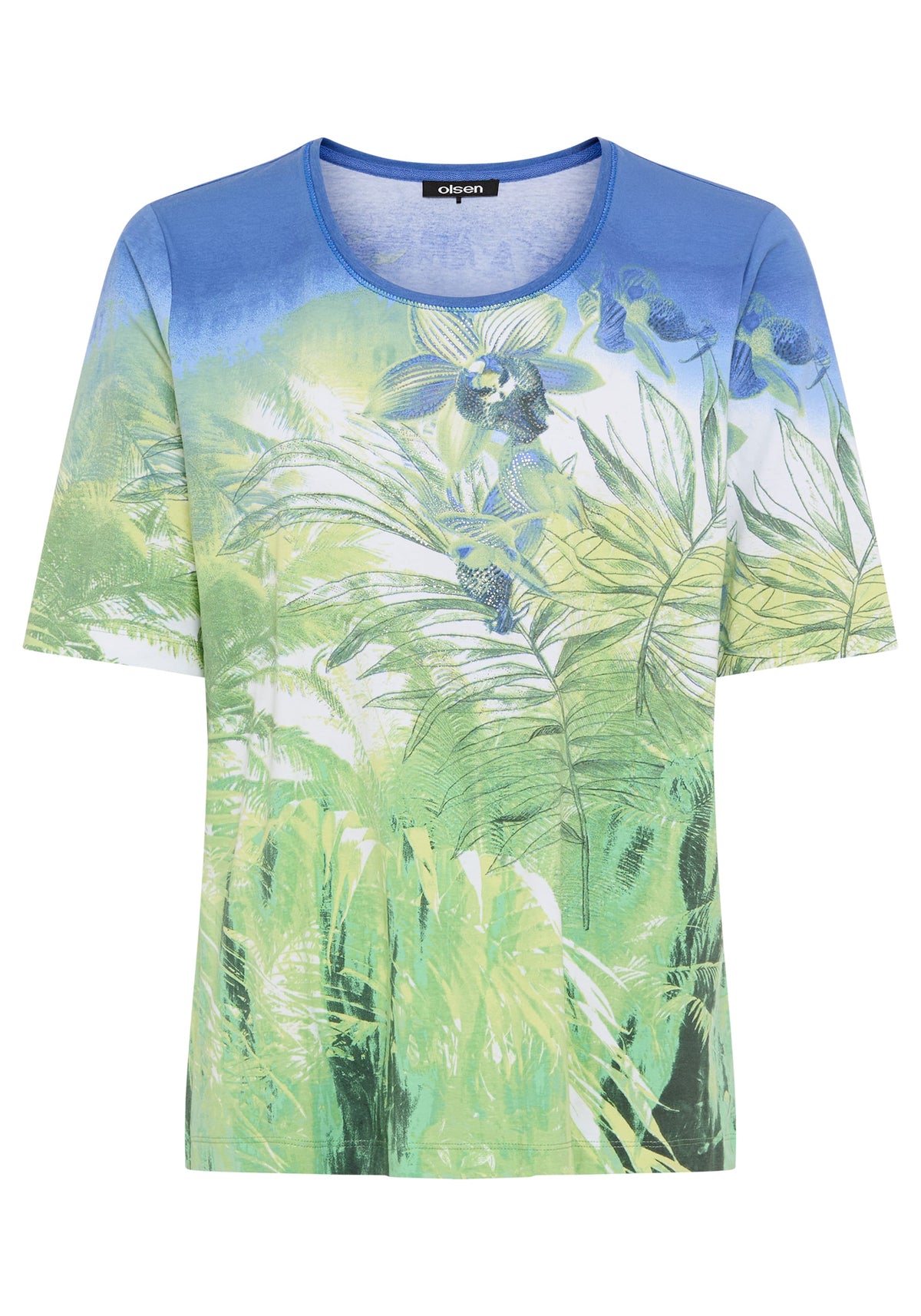 T-shirt à motif botanique