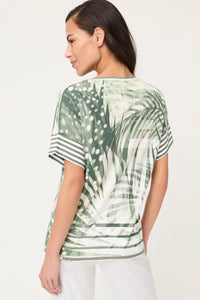 Abstract Palm Print T-Shirt