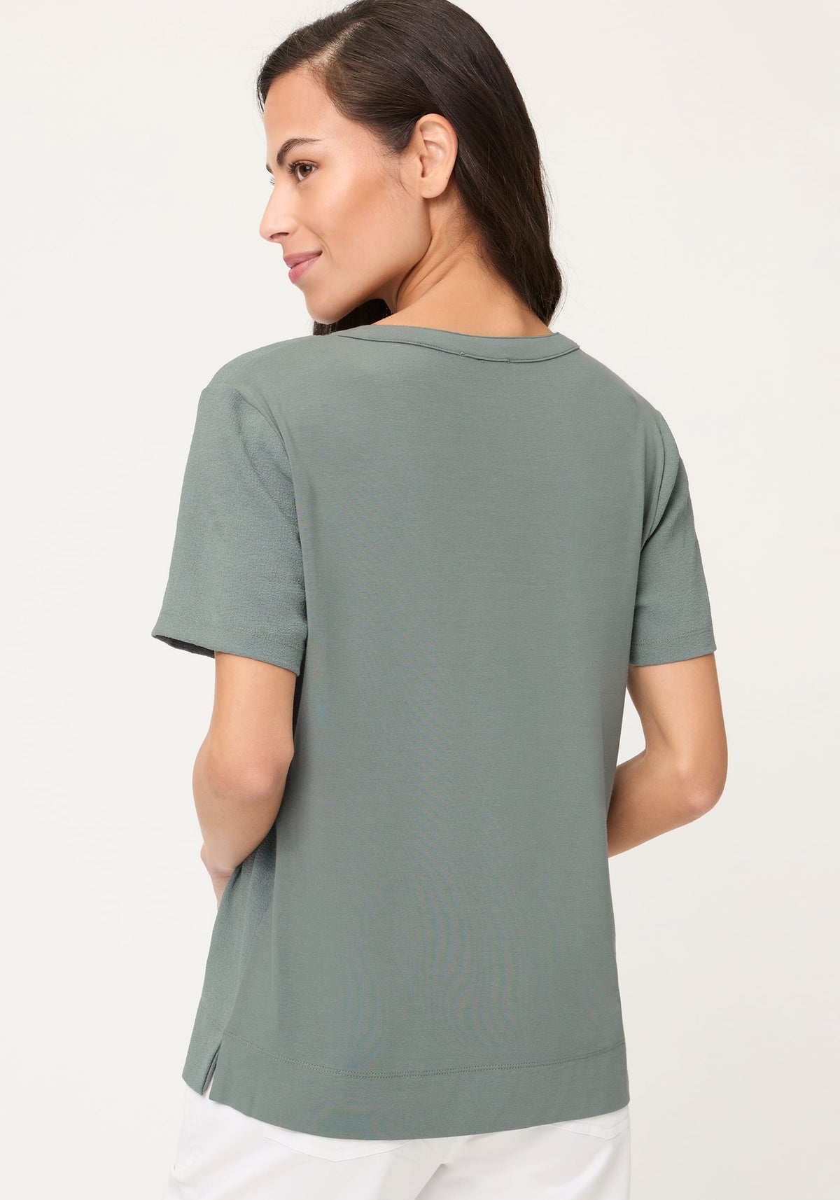 Mixed Media Tunic T-Shirt