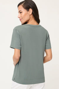 Mixed Media Tunic T-Shirt