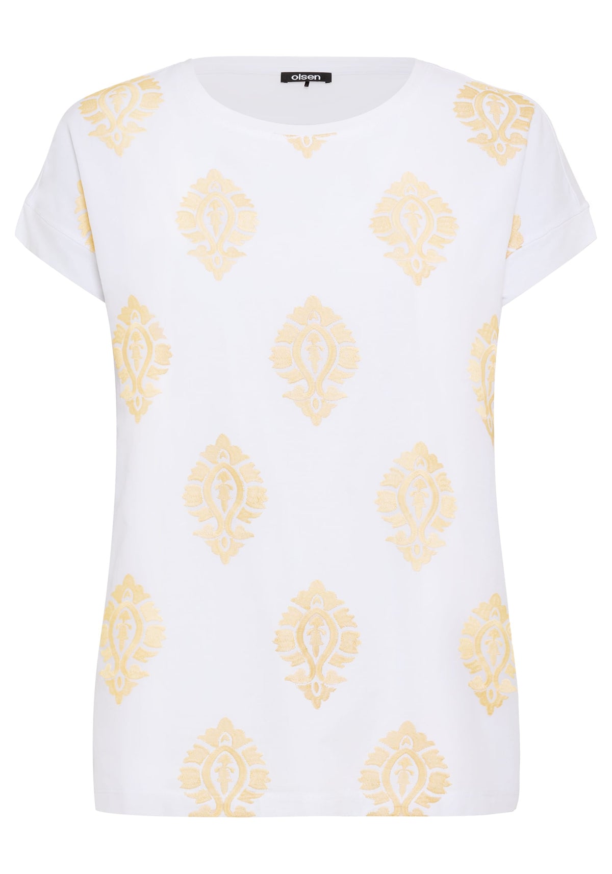 Ornamental Embroidered T-Shirt