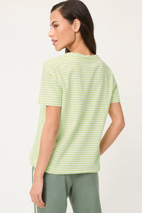 Stripe V-Neck T-Shirt