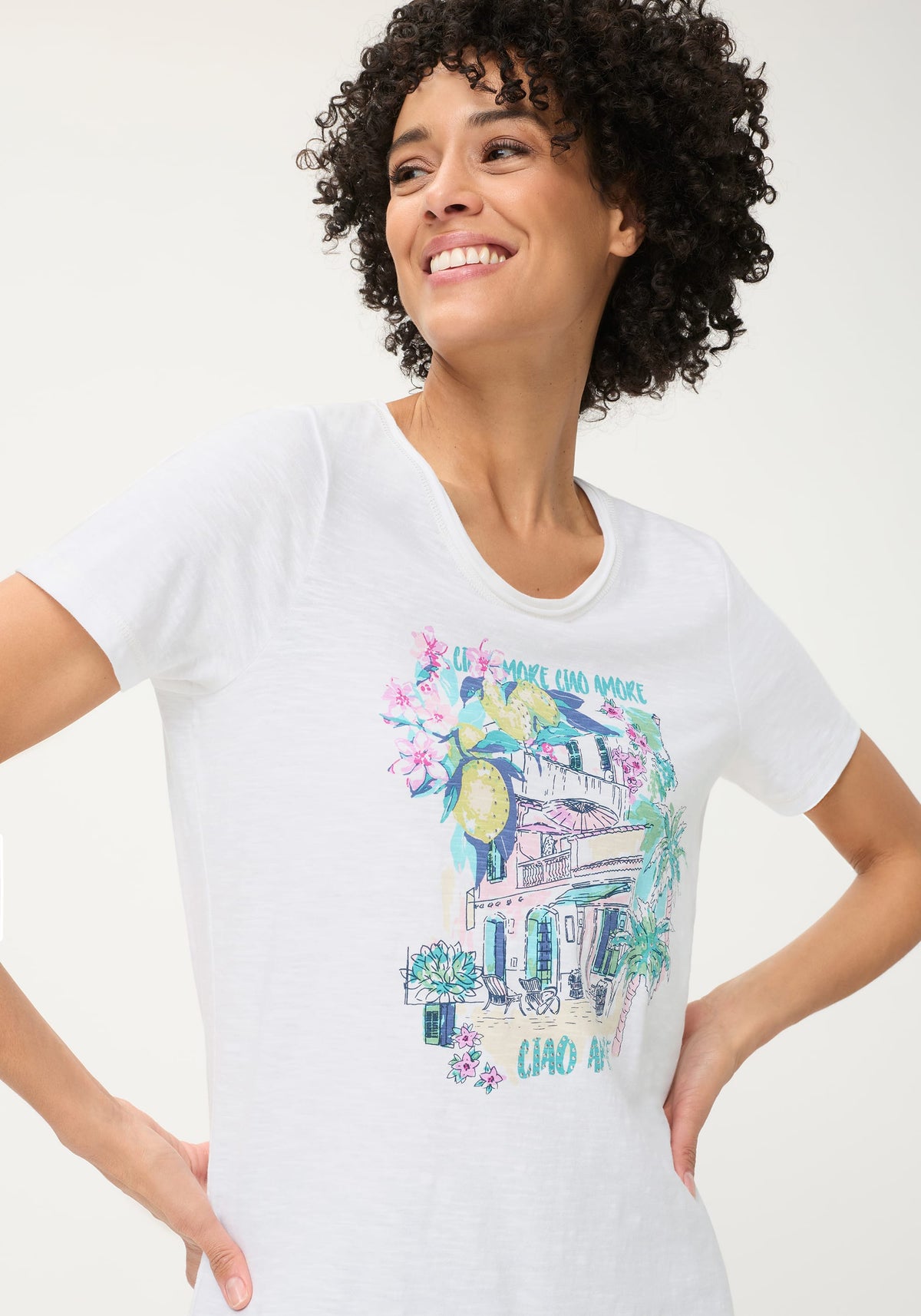 T-shirt imprimé « Ciao Amore »