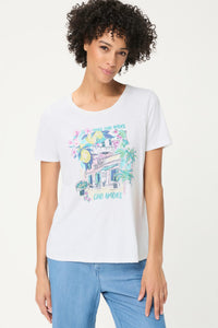 Ciao Amore Placement Print T-Shirt