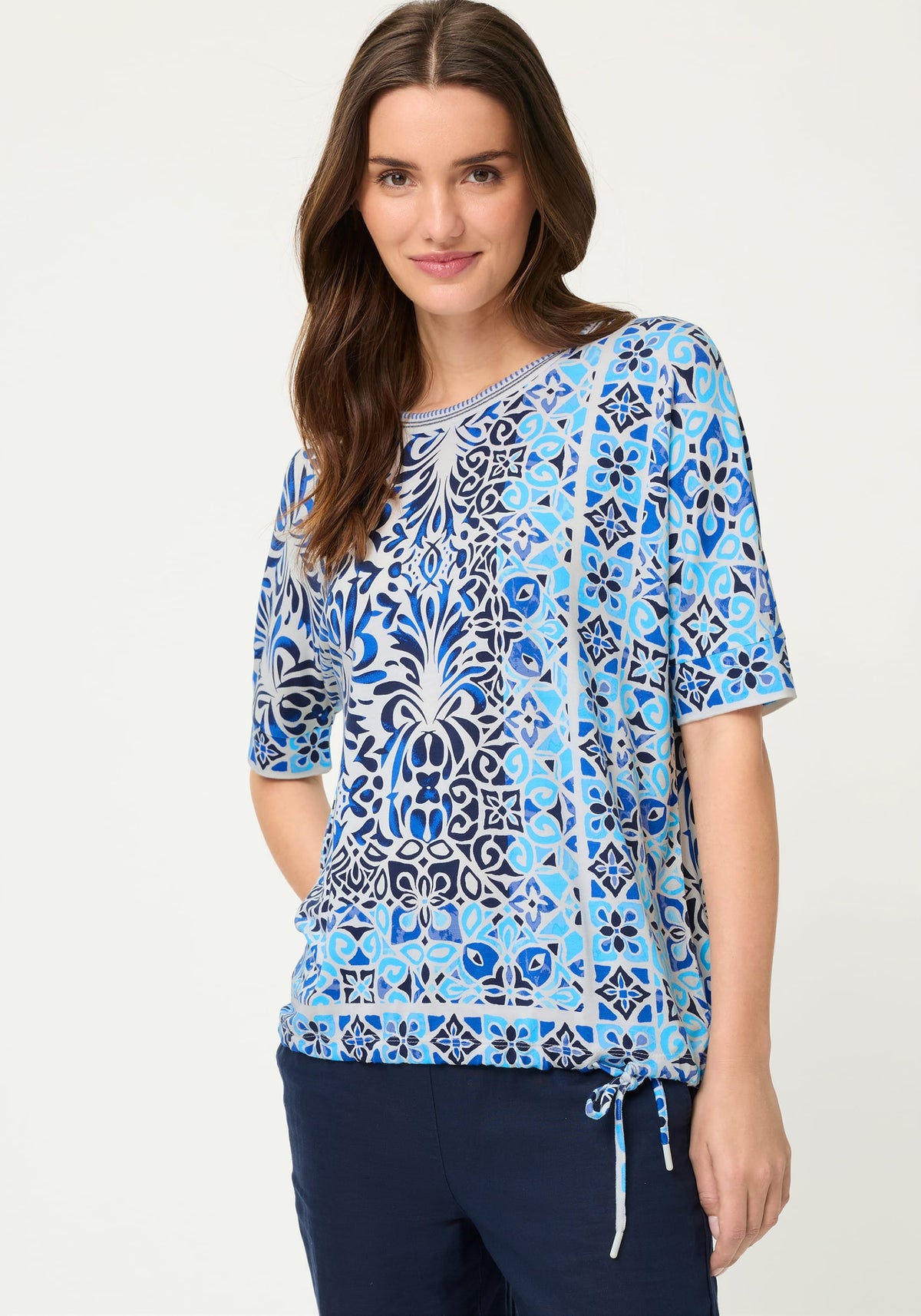T-shirt imprimé « Panneaux Tile »