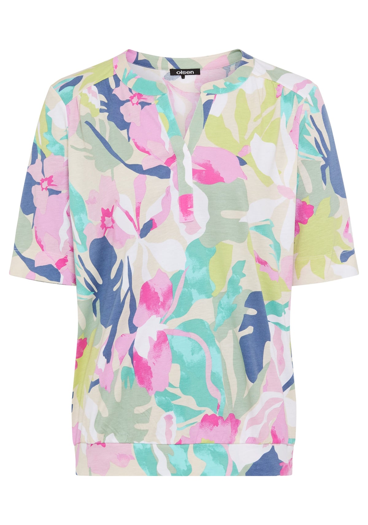 T-shirt à motifs floraux