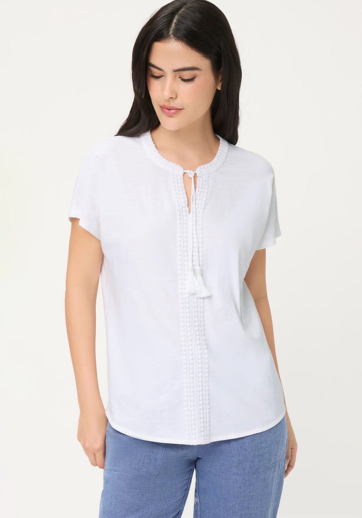Embroidered Tunic T-Shirt