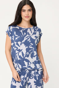 Abstract Floral T-Shirt