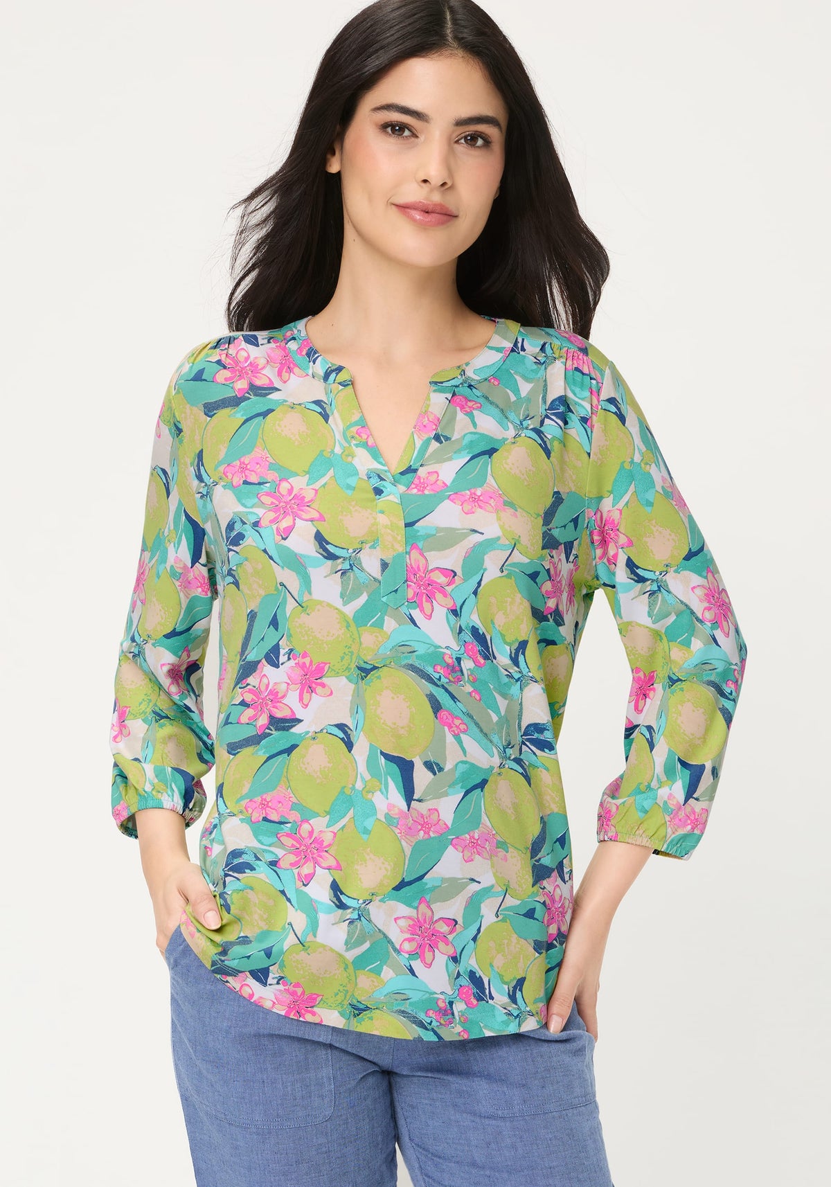 Lush Lemon Print T-Shirt