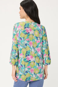 Lush Lemon Print T-Shirt