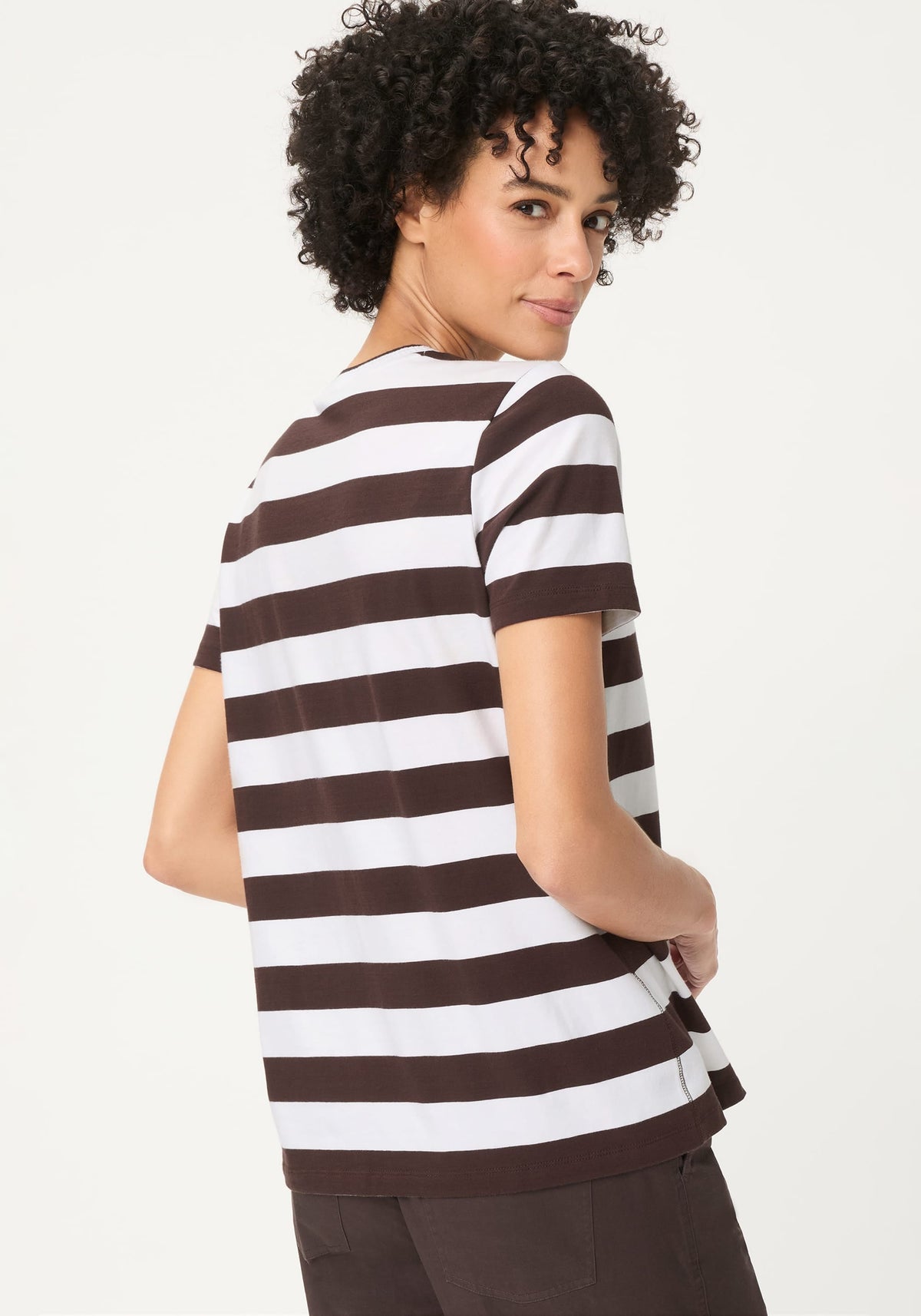 Stripe V-Neck T-Shirt