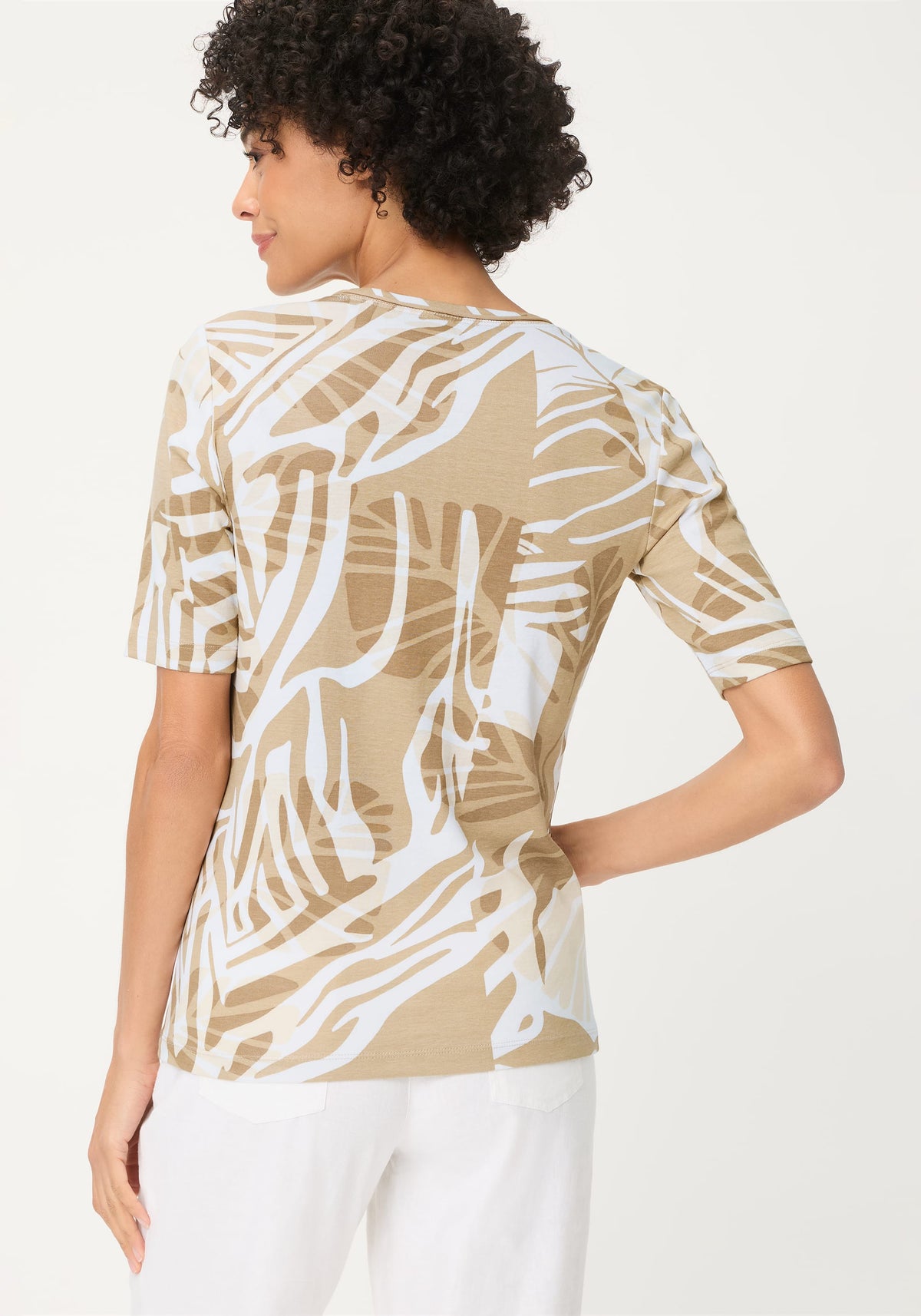 Neo Zebra Panneaux Print T-Shirt