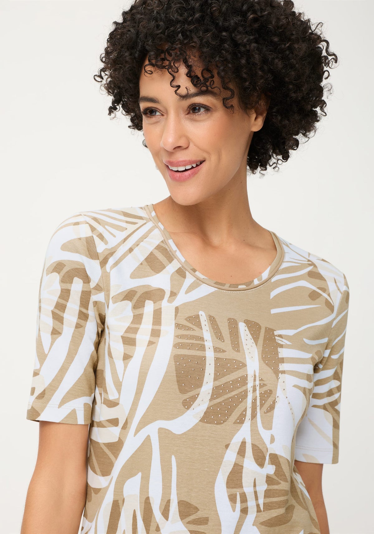 Neo Zebra Panneaux Print T-Shirt