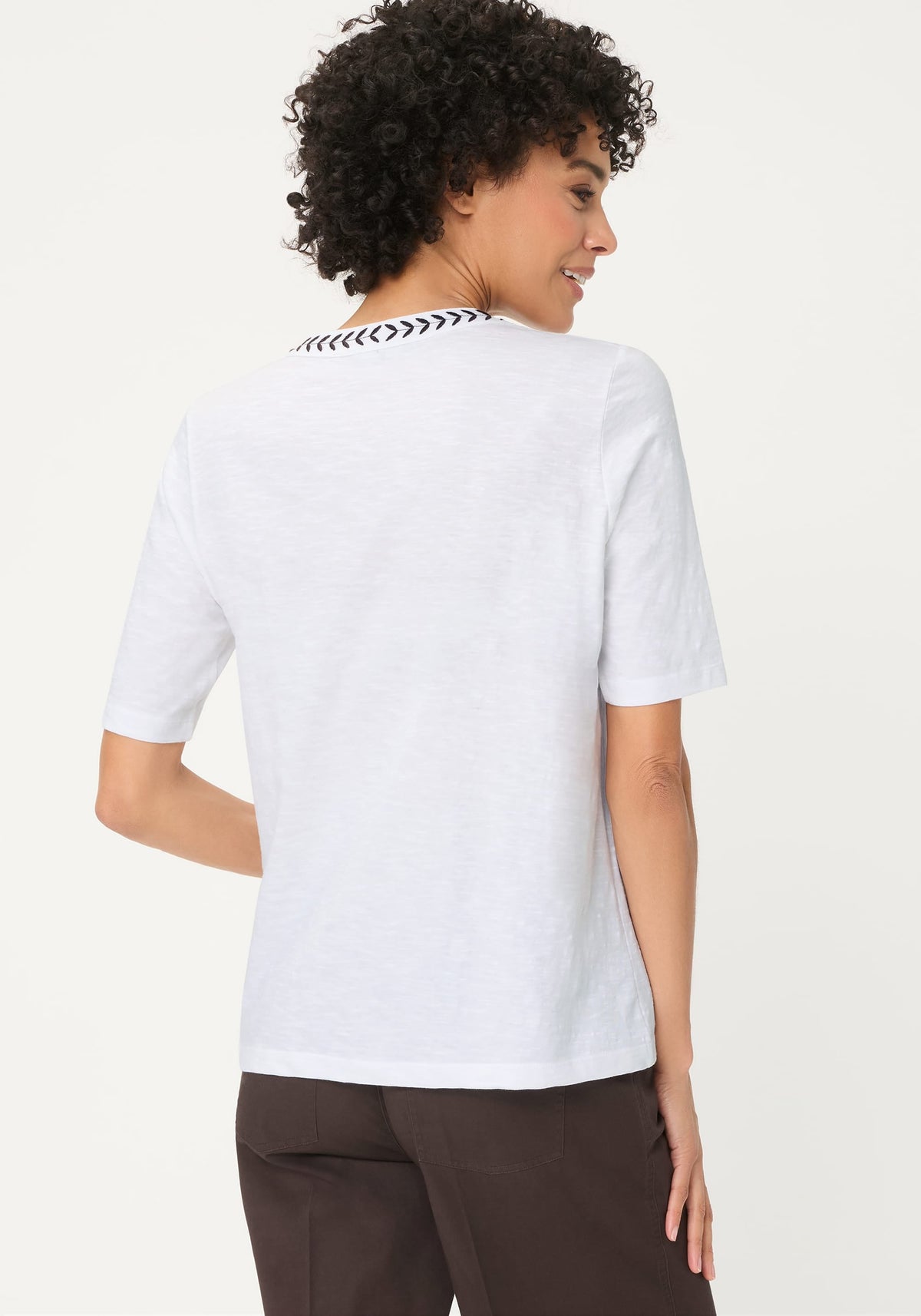 Embroidered Tunic T-Shirt