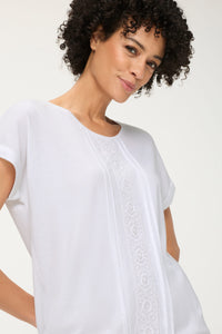 Tonal Embroidered T-Shirt