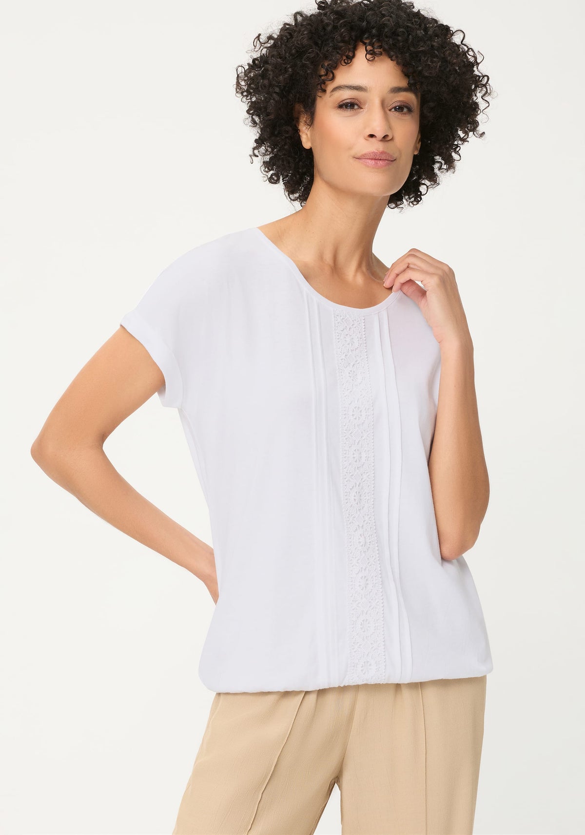 Tonal Embroidered T-Shirt