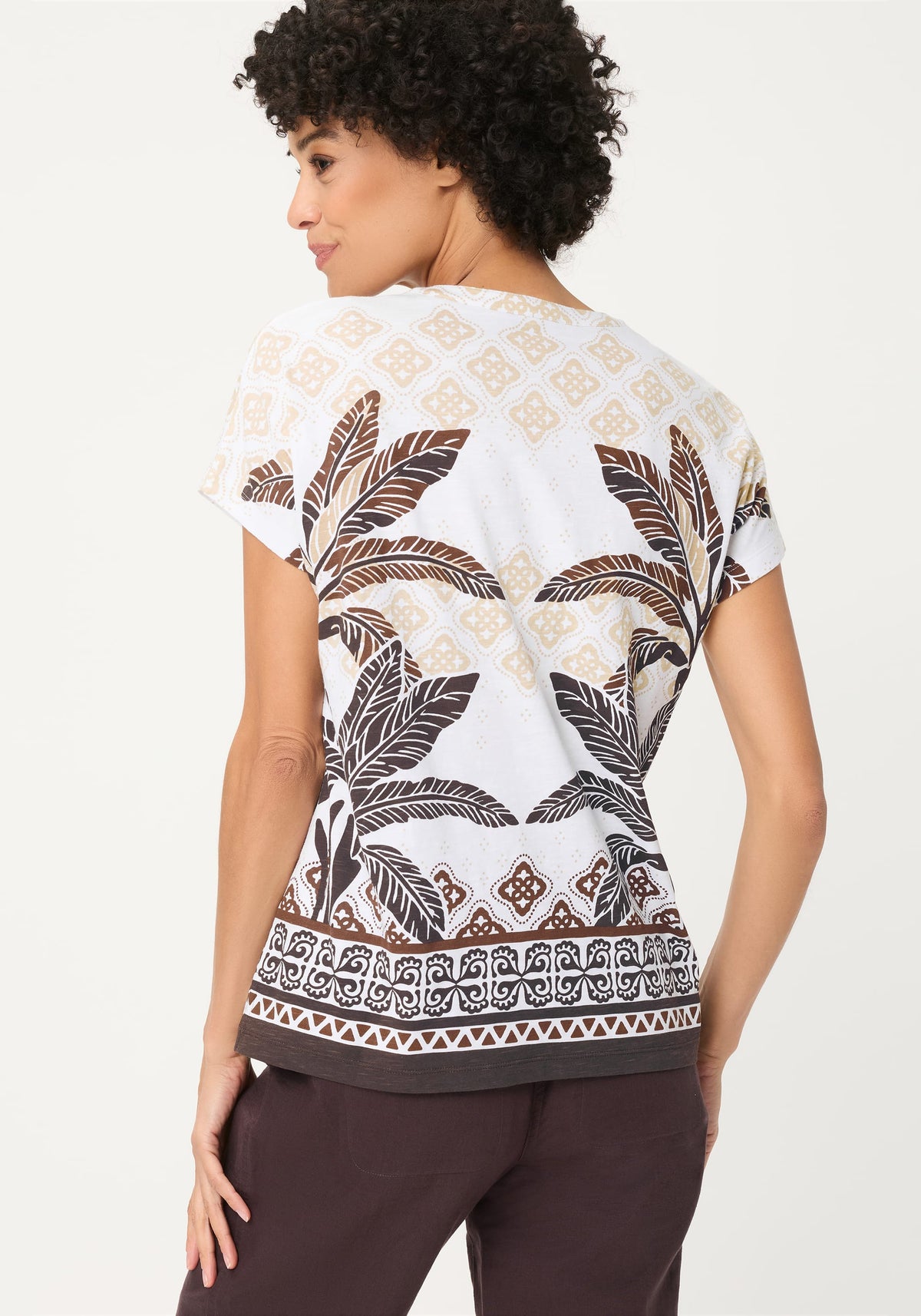 Panneaux Print T-Shirt