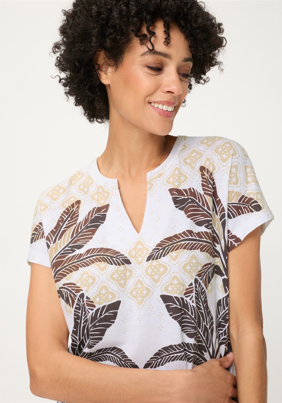 Panneaux Print T-Shirt