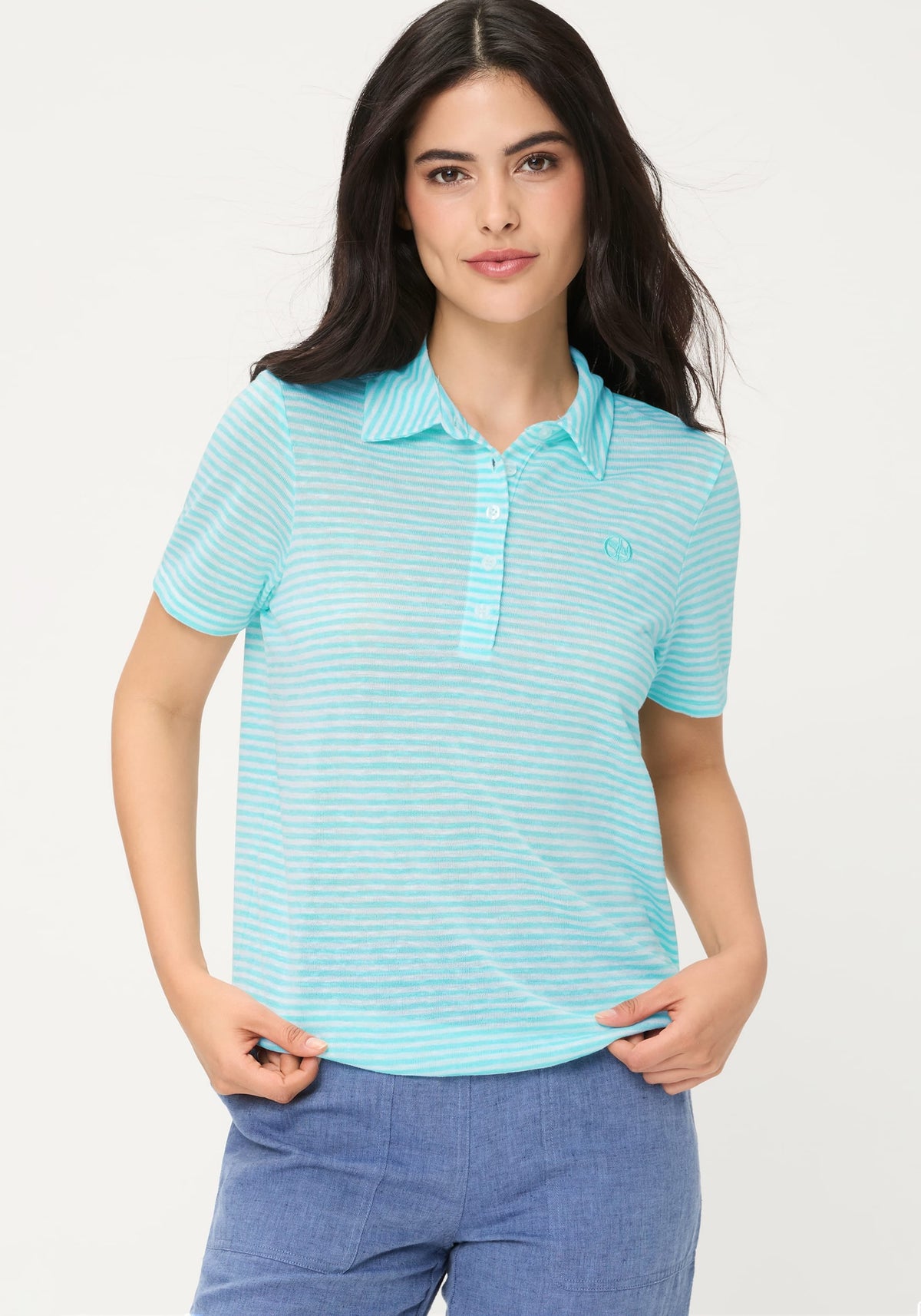 Stripe Polo Shirt
