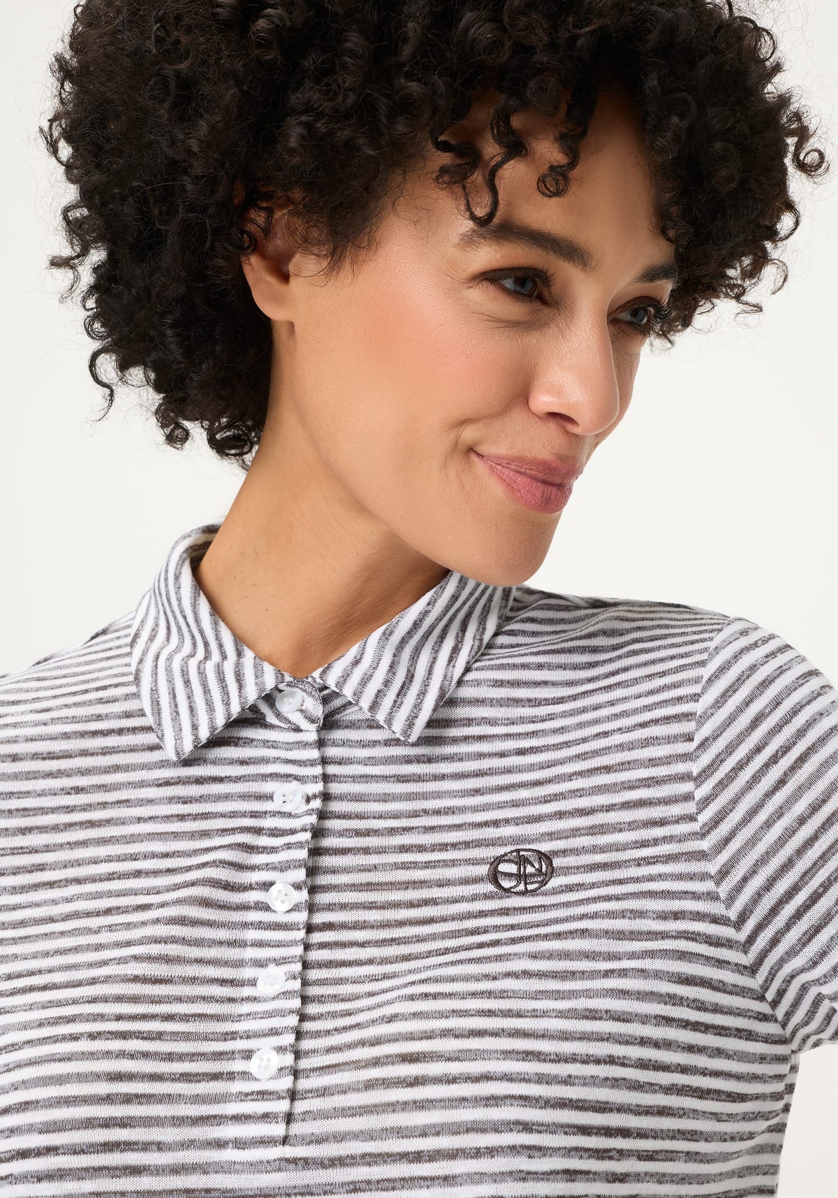 T-shirt polo rayé