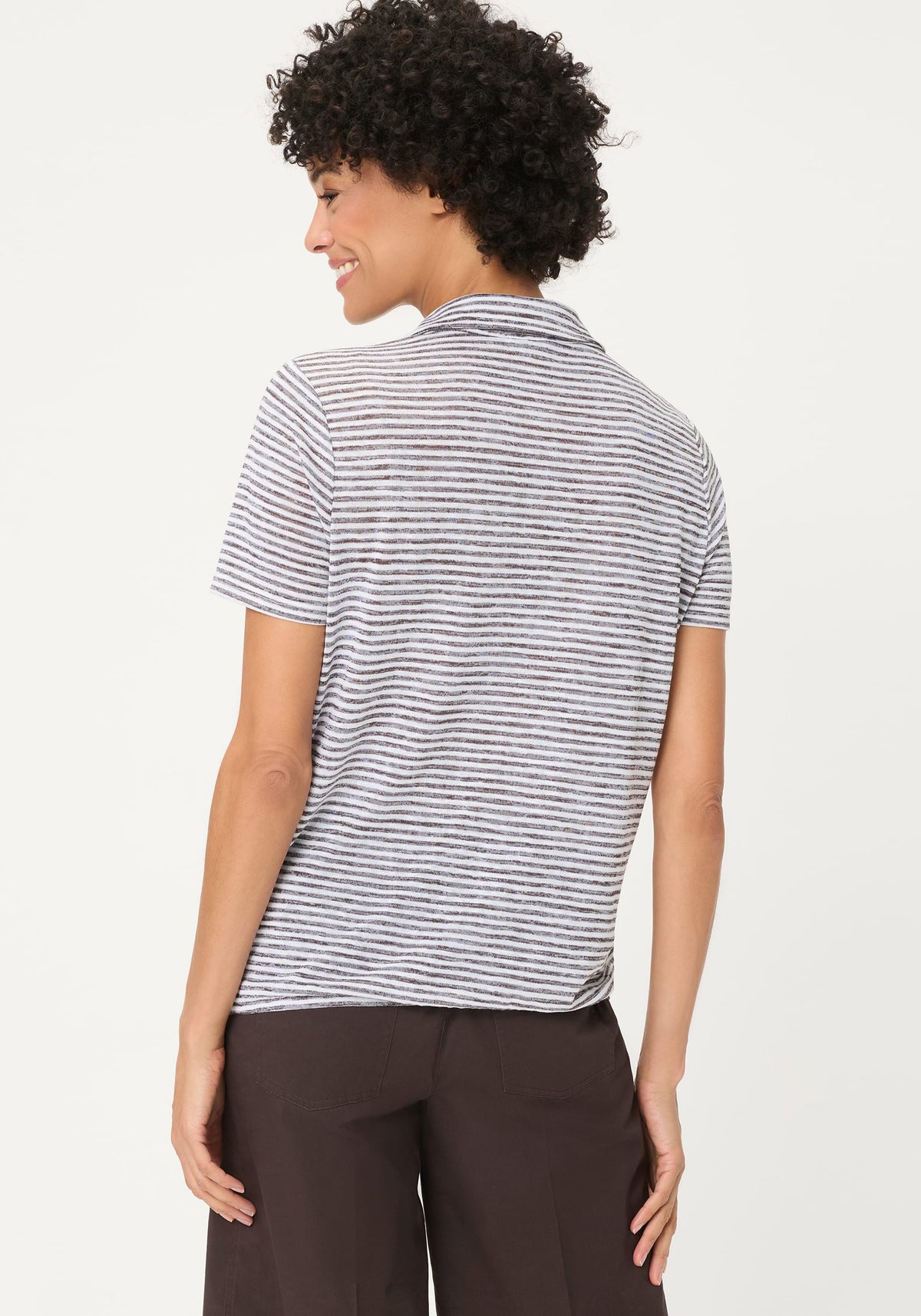 T-shirt polo rayé