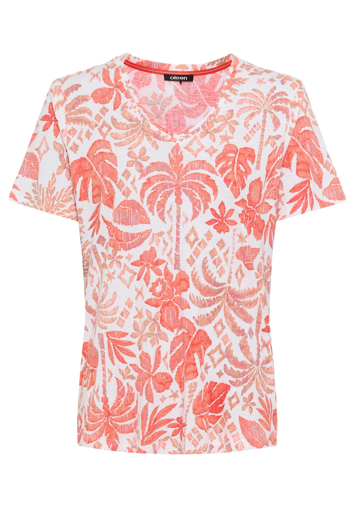 Ornamental Botanic Print T-Shirt