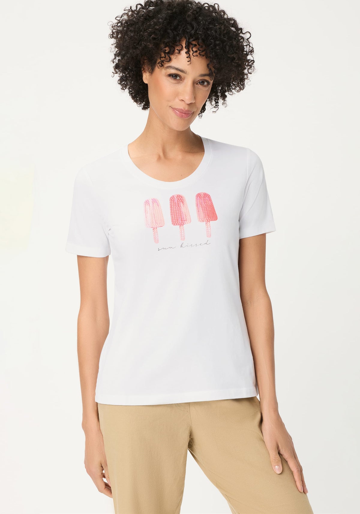 Ice Pop Print T-Shirt