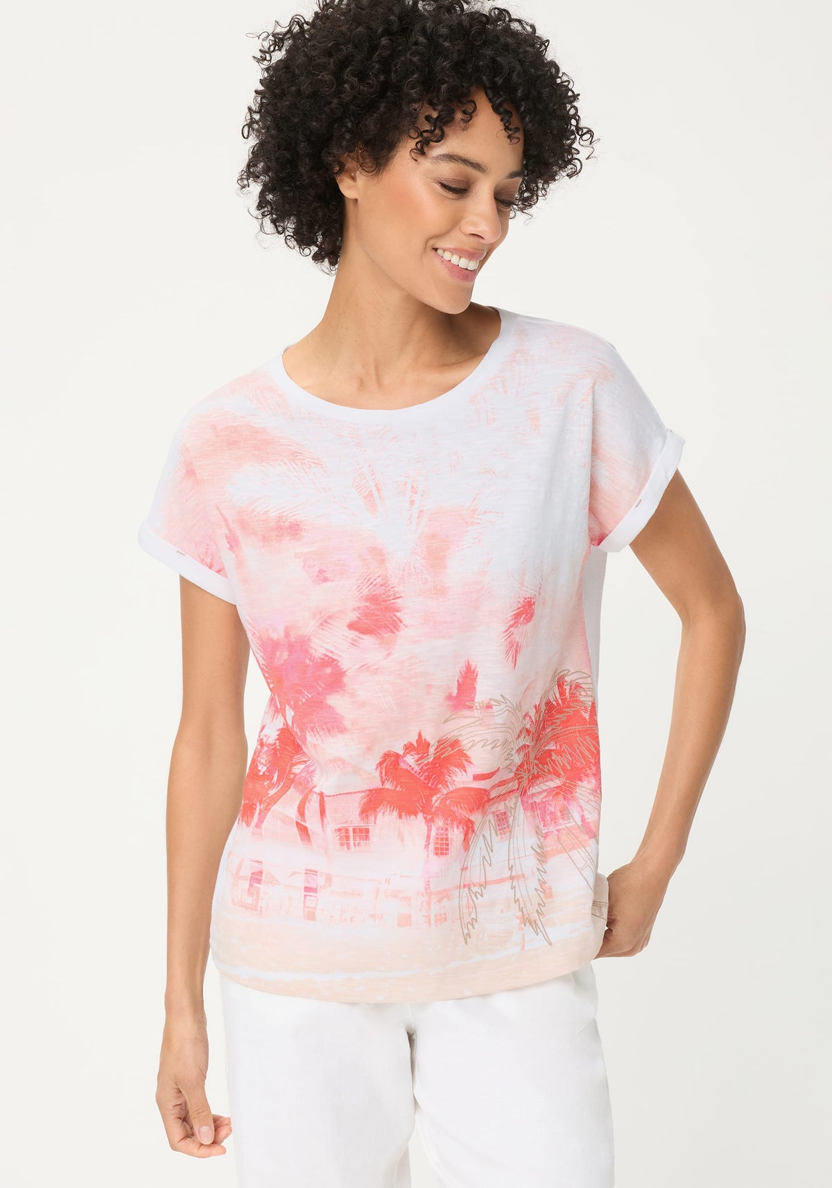 Panneaux Print T-Shirt